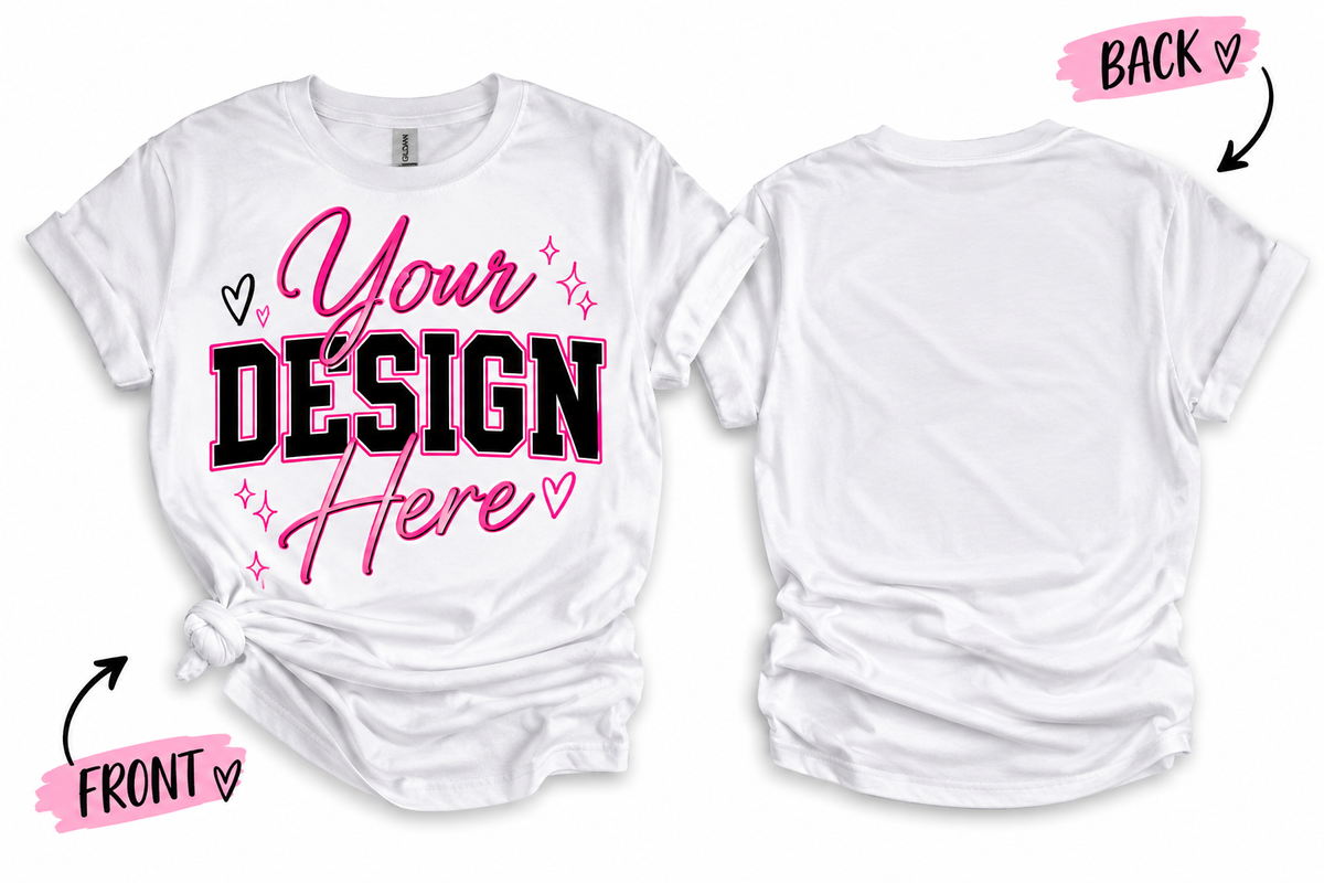 Customizable T-Shirt double sided