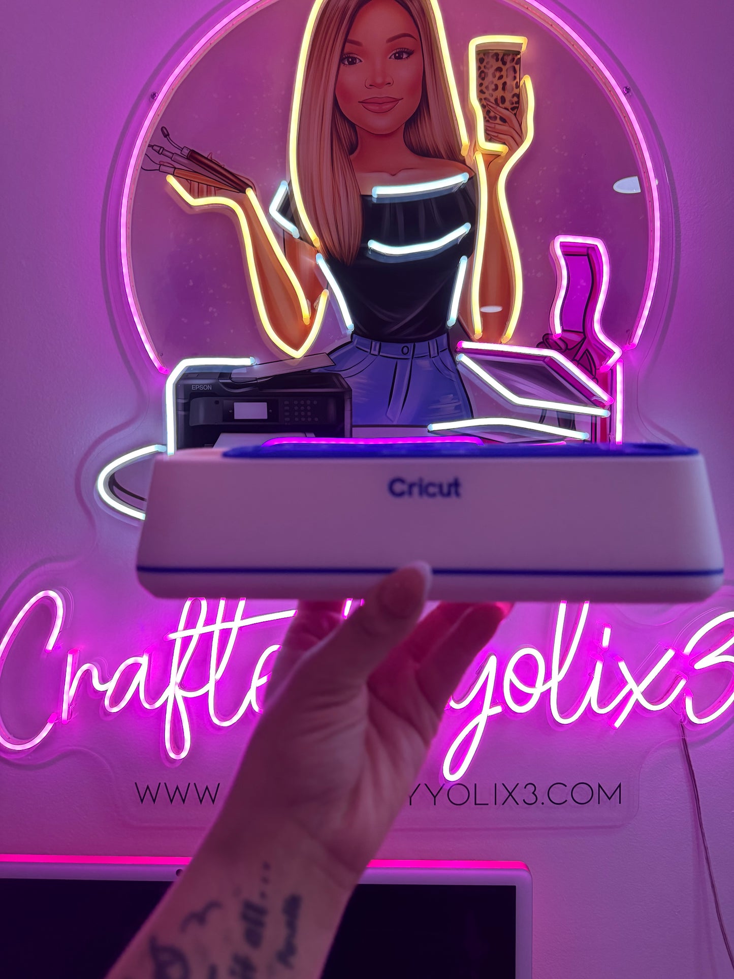 Craft Tool Organizer | 3d Printed Cricut Tool Holder, Desk Caddy I Gift for Crafters