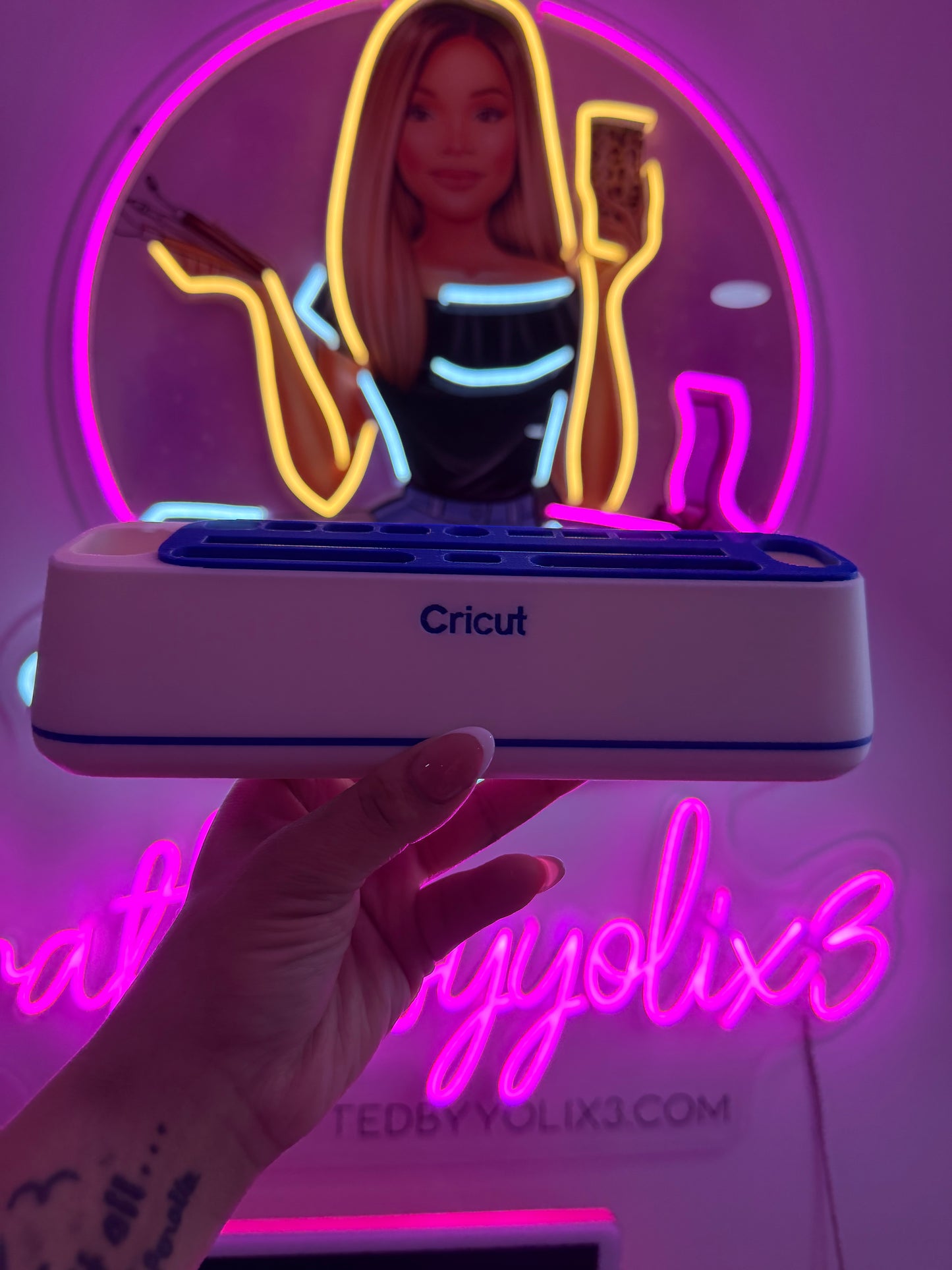 Craft Tool Organizer | 3d Printed Cricut Tool Holder, Desk Caddy I Gift for Crafters