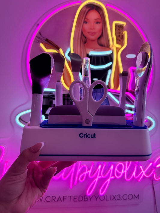 Craft Tool Organizer | 3d Printed Cricut Tool Holder, Desk Caddy I Gift for Crafters